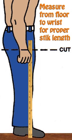 Proper Measurement for Walking Stik