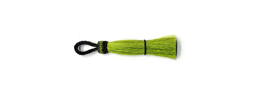 Lime Horsehair Tassel