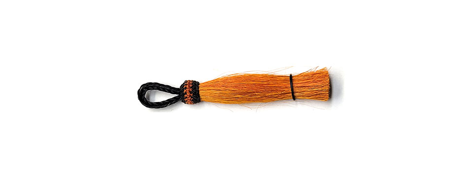 Orange Horsehair Tassel