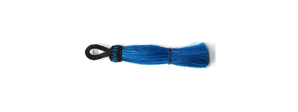 Turquoise Horsehair Tassel