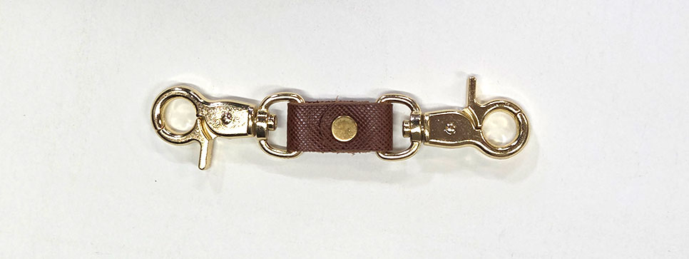 Saffino & Brass Belt Loop Holder