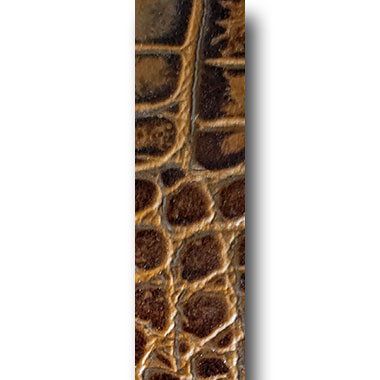 1/2" Mauri Croc Leather Wrist Straps
